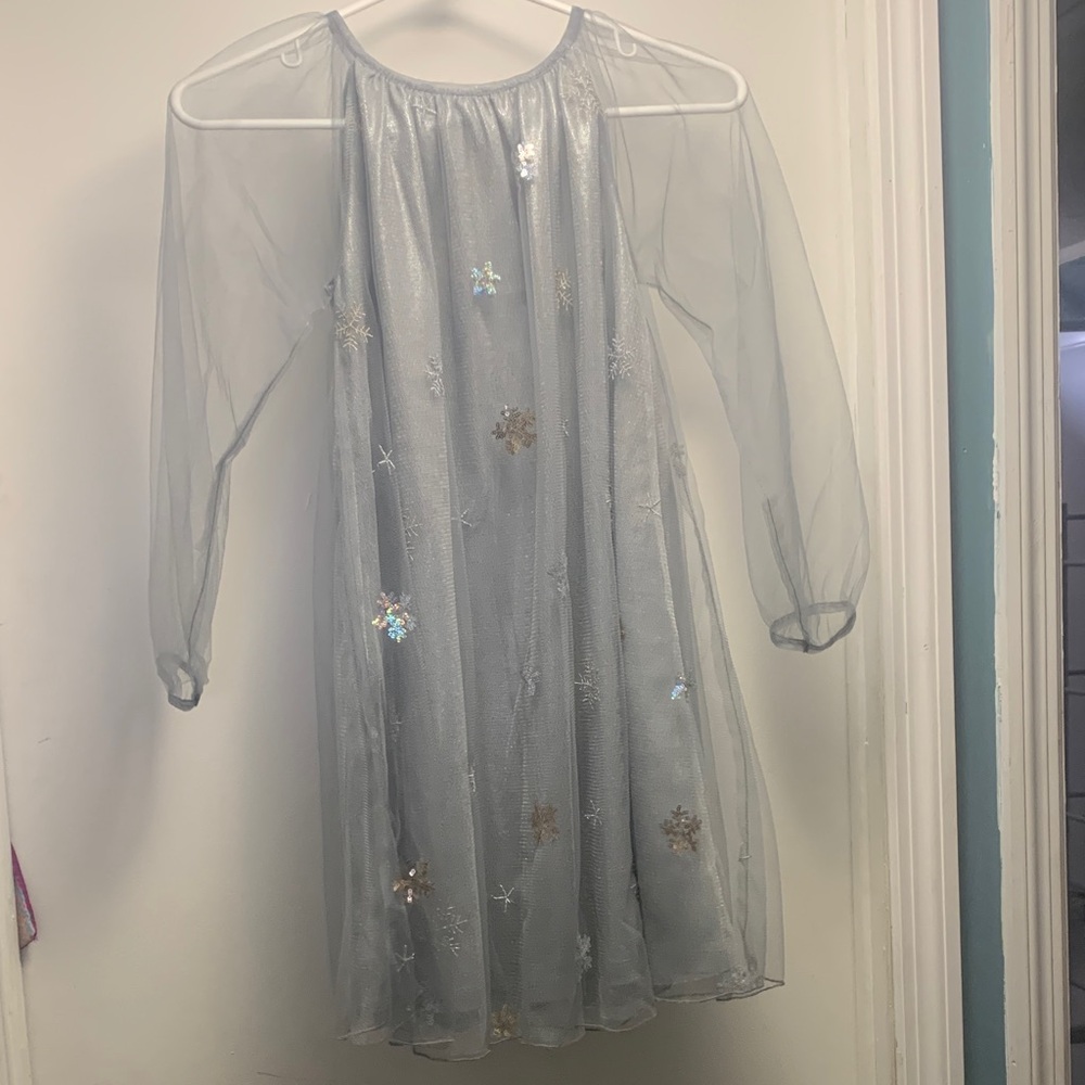 Charming Kids Formal Dress with Star Accents